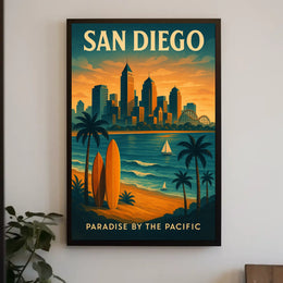 San Diego Paradise By The Pacific Poster