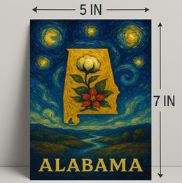 Alabama's Artful Heritage: Vibrant Cultural or Heritage Poster