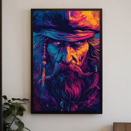 Pirate Adventure Vibrant Art Poster for Fantasy Lovers PosterGoat