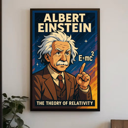 Albert Einstein The Theory Of Poster