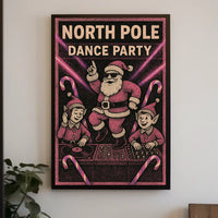 North Pole Dance Party Poster