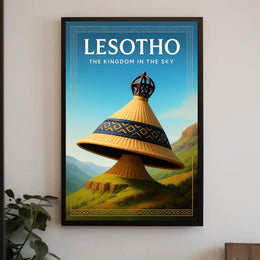 Lesotho The Kingdom in the Sky Poster PosterGoat