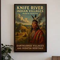 Knife River Indian Villages Poster