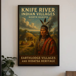 Knife River Indian Villages Poster