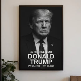 Donald Trump 47th President Poster