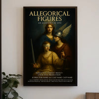 Allegorical Figures Poster