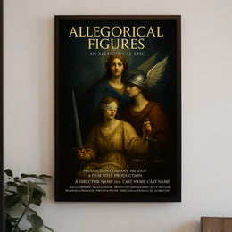 Allegorical Figures Poster