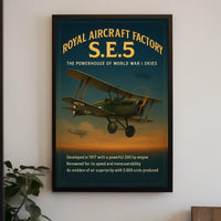 S.E.5 The Powerhouse of World War I Skies Poster