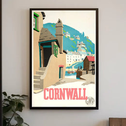 Cornwall Travel Poster