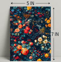 Vibrant Botanical Illustration Art Print: Abstract or Artistic Poster