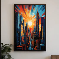 Urban Sunrise Poster PosterGoat