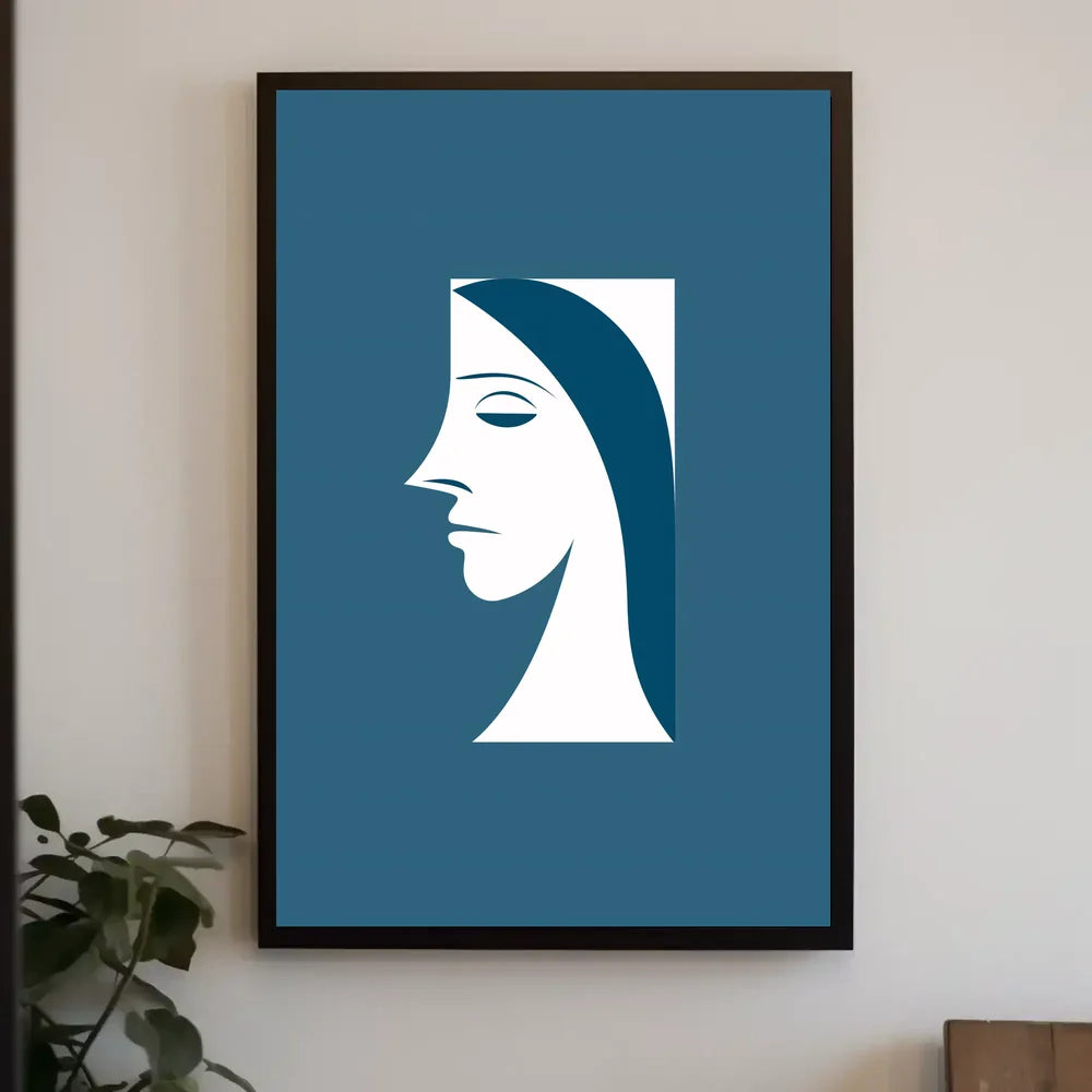 Vintage-Inspired Abstract Art Poster