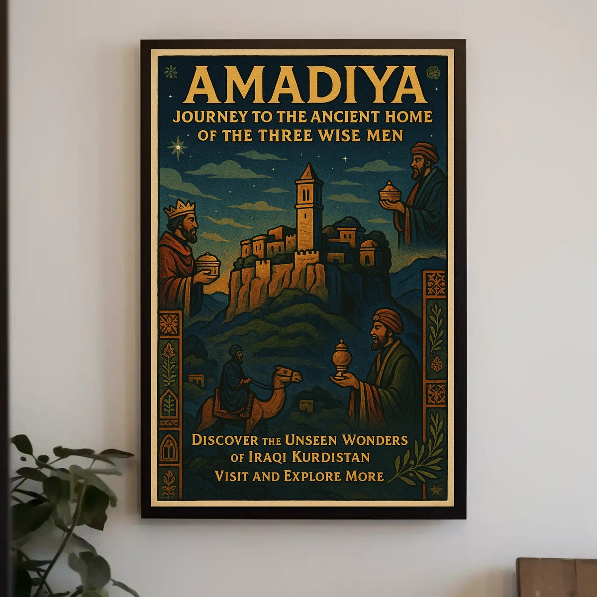 Amadiya Journey to the Ancient Home of the Three Wise Men Poster
