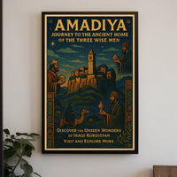 Amadiya Journey to the Ancient Home of the Three Wise Men Poster