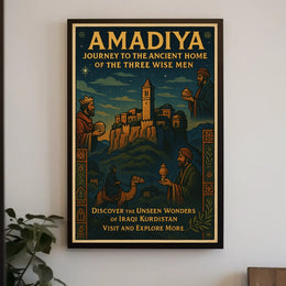 Amadiya Journey to the Ancient Home of the Three Wise Men Poster
