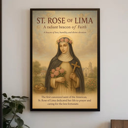 St. Rose Of Lima A Radiant Beacon Of Poster