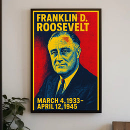 Franklin D. Roosevelt Presidential Poster