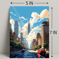 Urban Skyline Serenity Poster