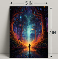 Enchanted Forest Pathway Poster