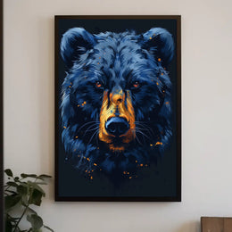 Majestic Bear Portrait Poster