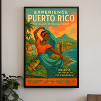 Discover Puerto Rico's Charm with Travel Poster