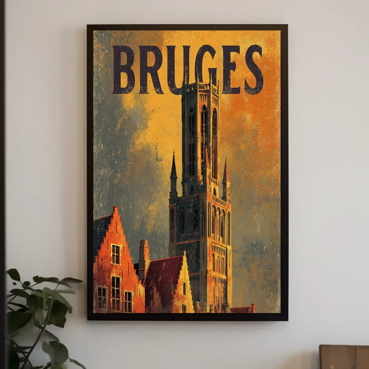 Bruges Architectural Splendor Poster