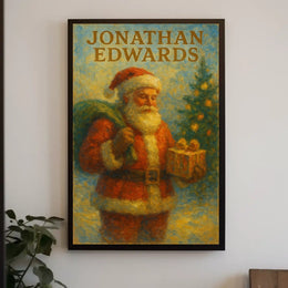 Santa Claus Christmas Scene Wall Art Poster - Cultural or Heritage Poster