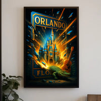 Orlando Fantasy Explosion Poster PosterGoat