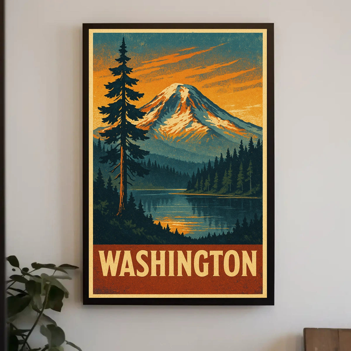 Scenic Washington Landscape Poster