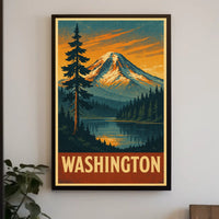 Scenic Washington Landscape Poster