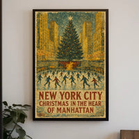 Christmas In Manhattan Poster