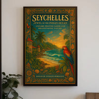 Seychelles Jewel of the Indian Ocean Poster
