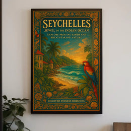 Seychelles Jewel of the Indian Ocean Poster