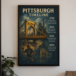 Pittsburgh Timeline Poster