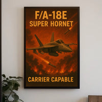 FA-18E Super Hornet Poster