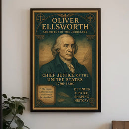 Oliver Ellsworth Architect of the Judiciary Poster
