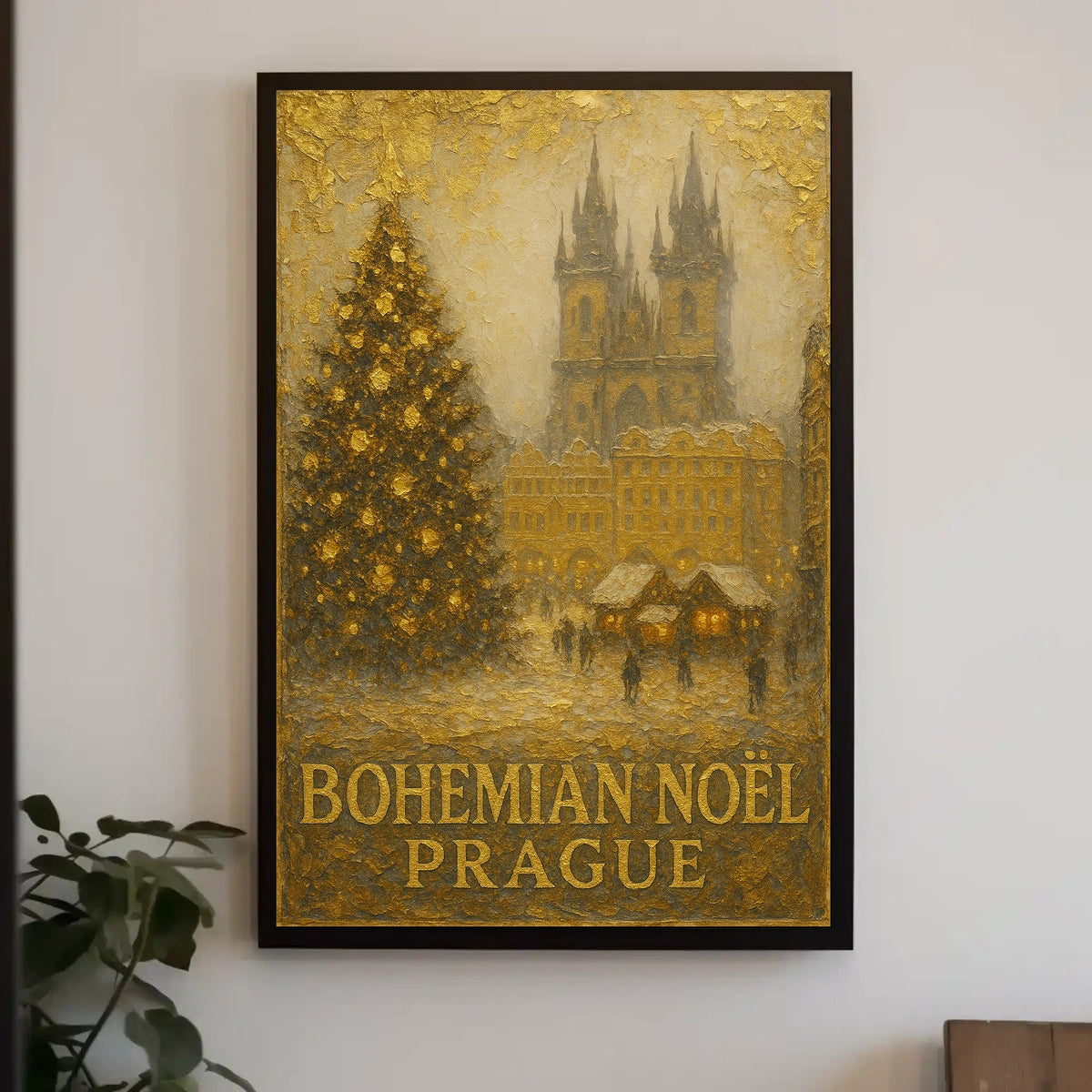 Bohemian Noël Prague Poster