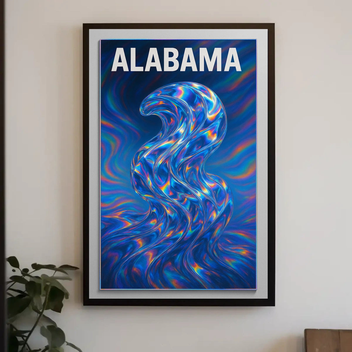 Alabama Waves Poster