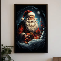 Santa Claus In Winter Wonderland Poster
