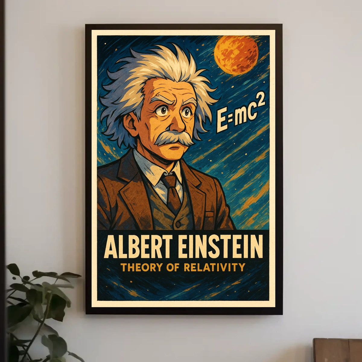 Albert Einstein Theory Of Relativity Poster