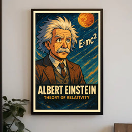 Albert Einstein Theory Of Relativity Poster