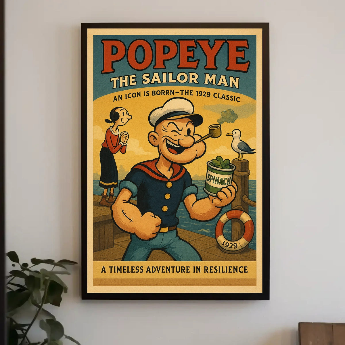Popeye 1929 Art Poster POP-42