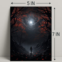 Moonlit Pathway Poster