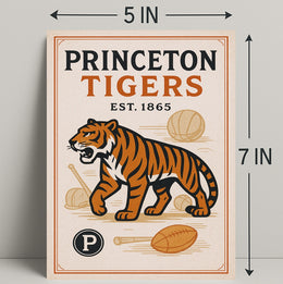 Princeton Tigers Est. 1865 Poster PosterGoat