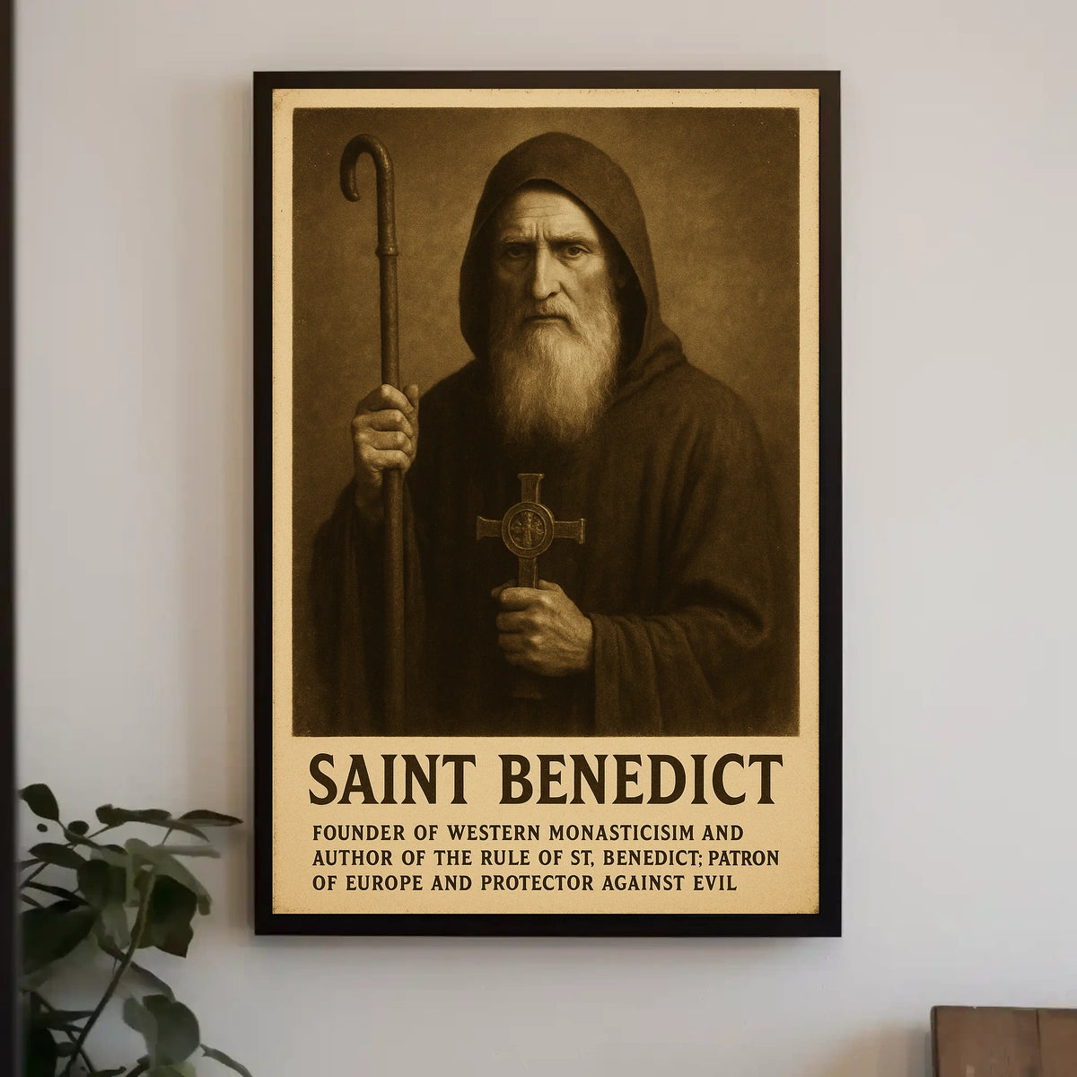 Saint Benedict Poster