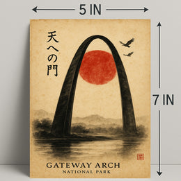 Gateway Arch Cultural Fusion National Park Poster