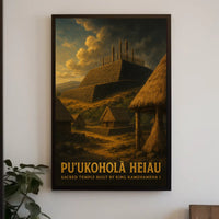 PuUkoholā Heiau Sacred Temple Poster