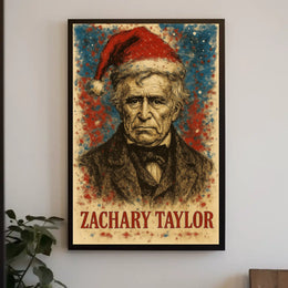 Zachary Taylor 12th President of the United States Christmas SeriesPoster