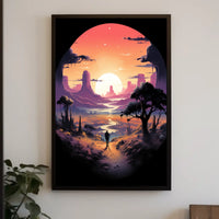Journey Through The Desert Poster