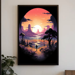 Journey Through The Desert Poster